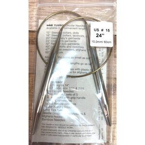 Addi Turbo Circular Knitting Needles US #15 24" 10mm